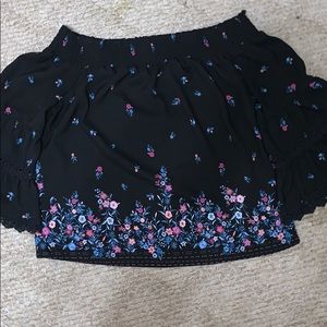 Off the shoulder shirt